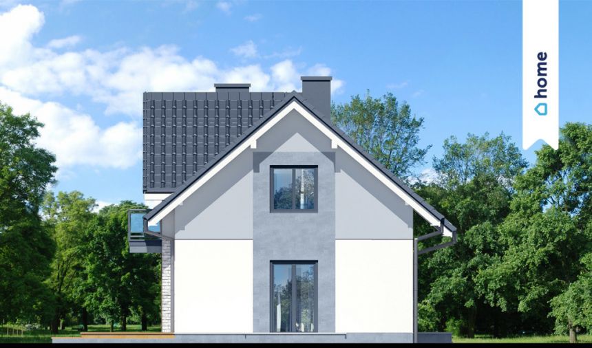 Dom wolnostojący 140m2 z garażem w bryle budynku miniaturka 8