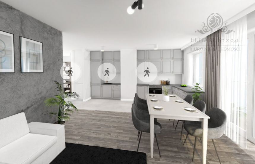 Apartament 107,79m2, 5 pokojowe z balkonem 23,82m2  i z wiodkiem na rzekę miniaturka 7