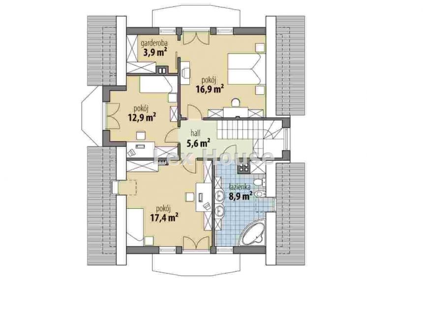 Przęsocin, 1 445 000 zł, 180 m2, z cegły miniaturka 15