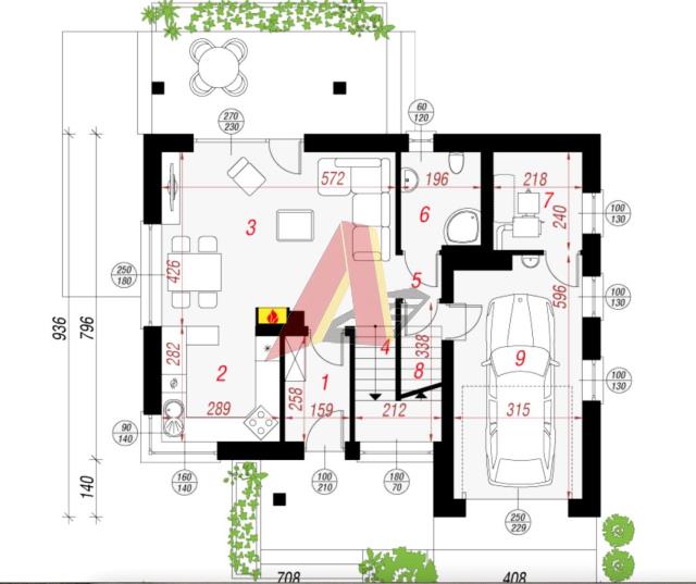 Mogilany, 1 250 000 zł, 190 m2, wolnostojący miniaturka 1