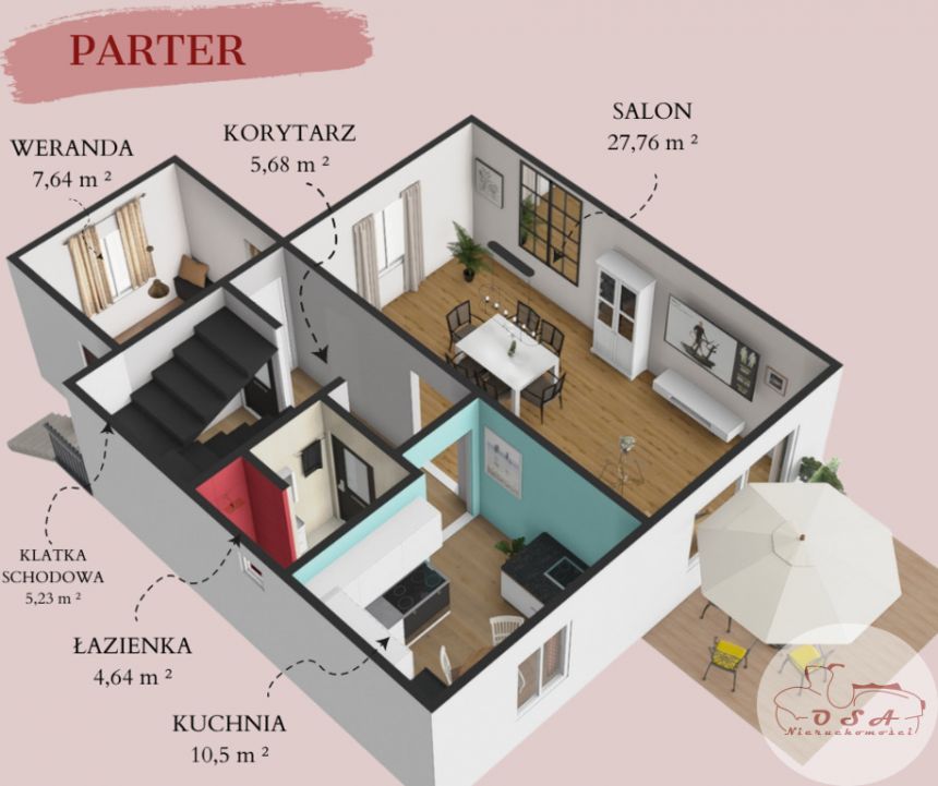 Dom Mosina pow. całkowita 175 m2 działka 707 m2 miniaturka 13