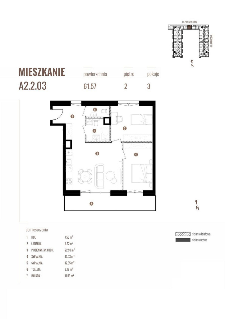 Topowa lokalizacja w Katowicach! Duży BALKON! 0% miniaturka 2