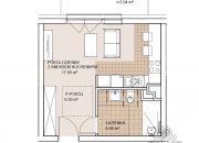Wykończone mieszkanie 30,46m2 z balkonem na Szczepinie ul.Długa miniaturka 6