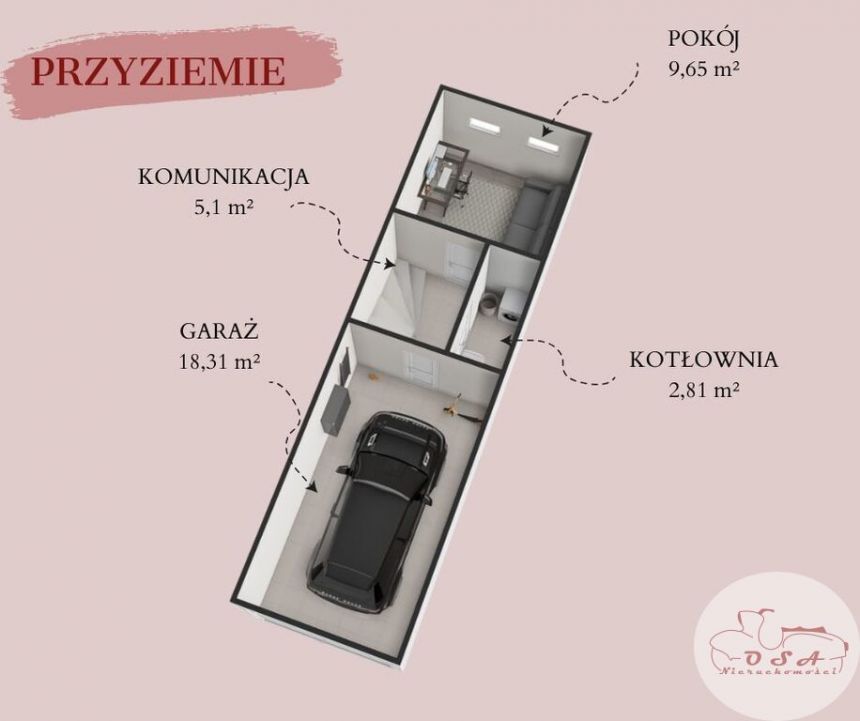 Dom * 4 pokoje * garaż * kominek Mosina/Strzelecka miniaturka 13