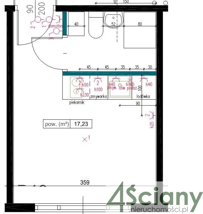 Warszawa Górny Mokotów, 387 000 zł, 17.23 m2, pietro 1/1 miniaturka 7