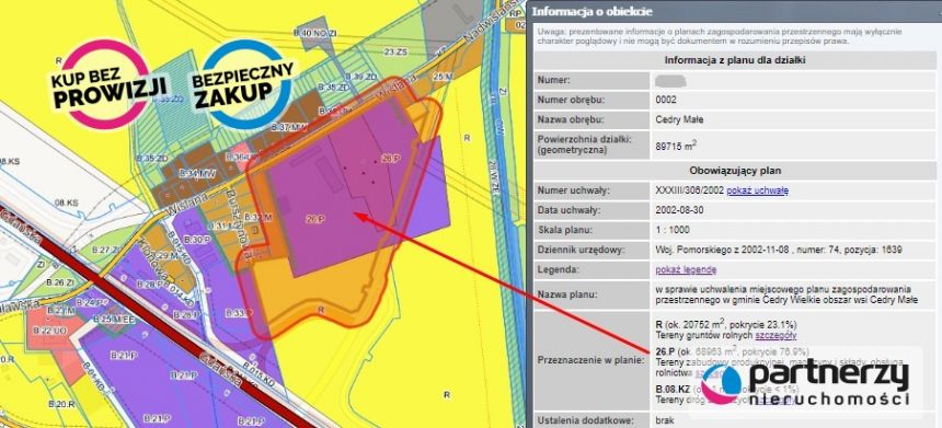 Cedry Małe, 34 412 537 zł, 6.9 ha, droga dojazdowa asfaltowa miniaturka 3