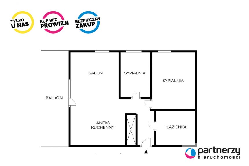 Gdańsk Kiełpinek, 899 000 zł, 73 m2, z miejscem parkingowym miniaturka 18