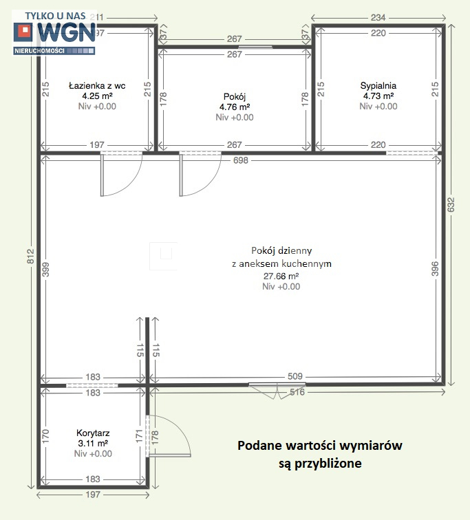 Sieradz, 185 000 zł, 44.8 m2, parter miniaturka 10