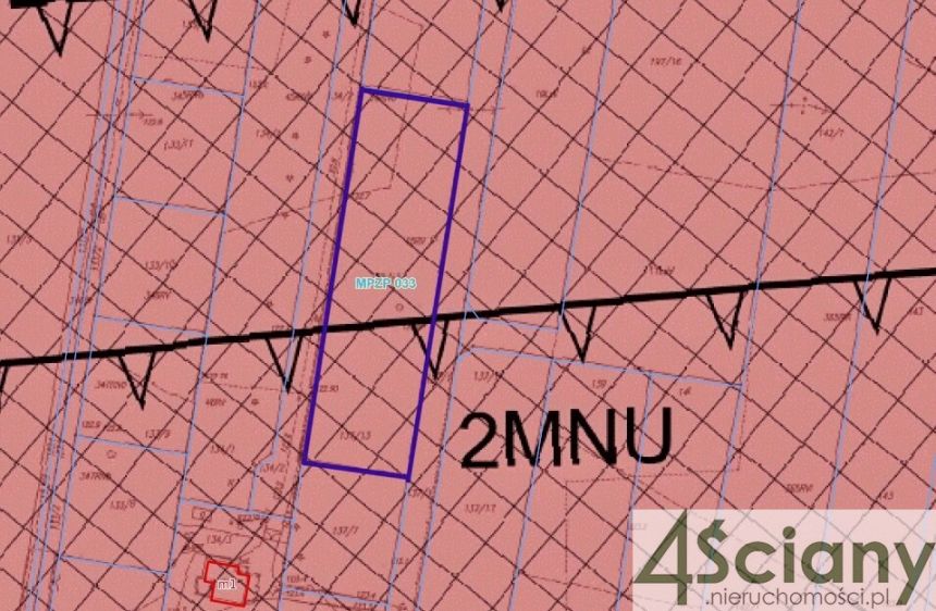 Duża działka pod lasem w Nowym Prażmowie miniaturka 2