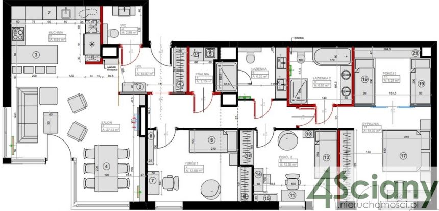 Apartament 120m, Kabaty miniaturka 6