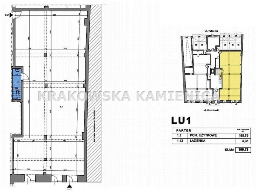 LOKAL NA SPRZEDAŻ 200 M2 W CENTRUM PRZY WAWELU miniaturka 10