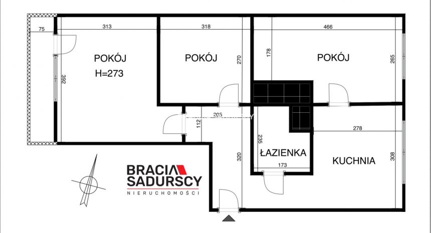 3 oddzielne pokoje, idealne dla studentów miniaturka 17