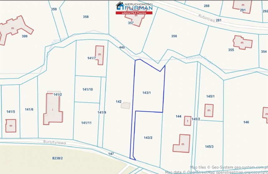 Kotuń, 229 000 zł, 15.3 ar, woda w drodze miniaturka 2