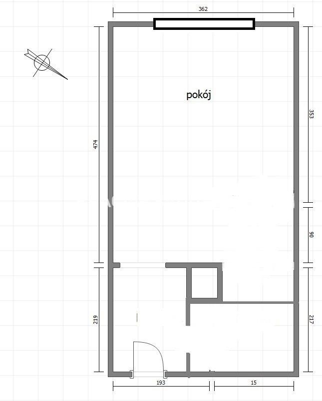 1 pokojowe mieszkanie na sprzedaż! miniaturka 3