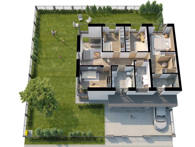 Warszawa Las, 2 500 000 zł, 185 m2, bez białego montażu miniaturka 2