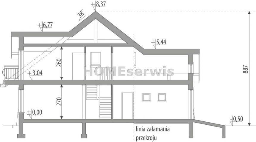 Na sprzedż dom stan surowy 154m2 Grójec k/Ćmielowa miniaturka 14