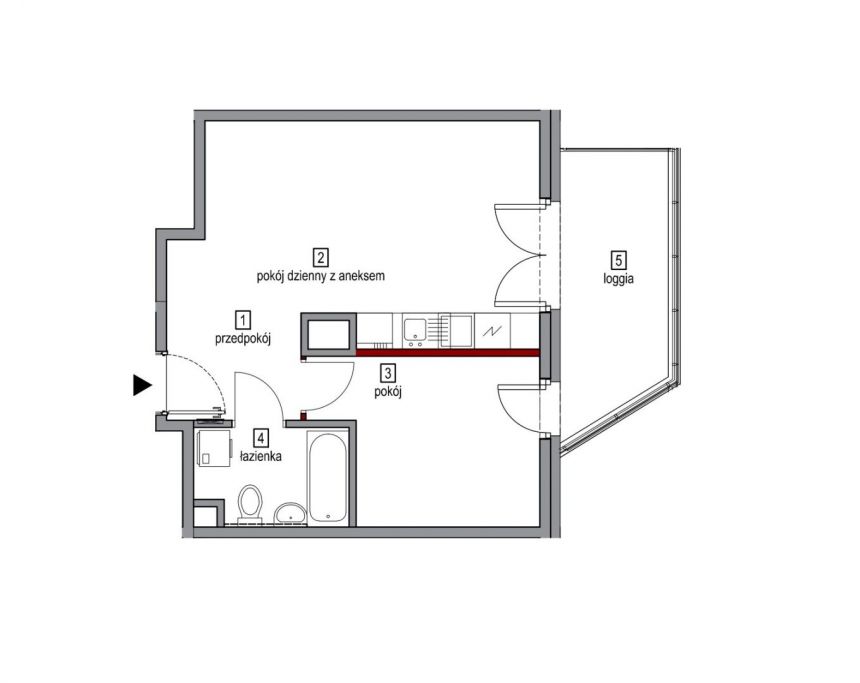 DĄBIE- 2 POKOJE - TARAS - GARAŻ - 40 M2 - 6 PIĘTRO miniaturka 20