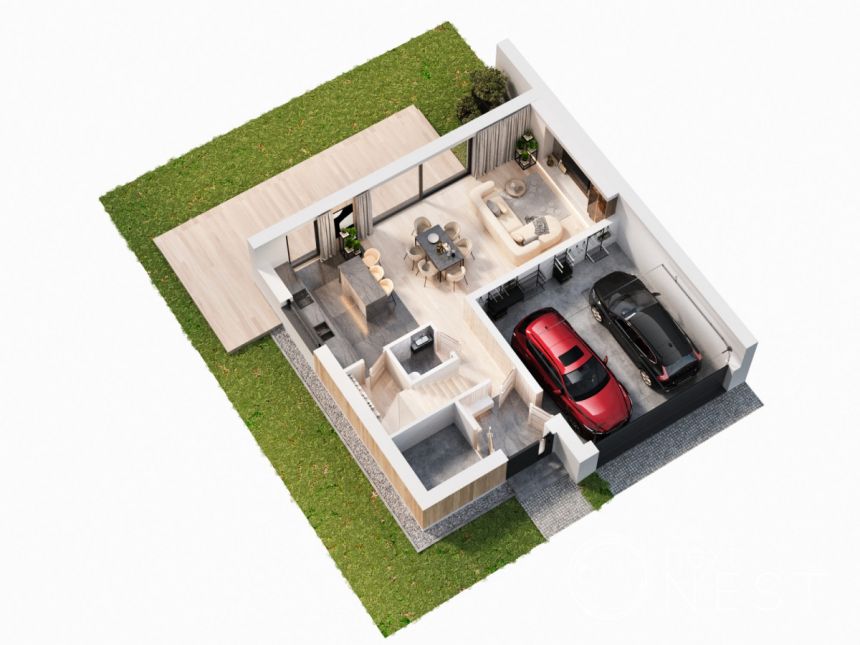 Rusiec, 1 259 000 zł, 150 m2, bliźniak miniaturka 15