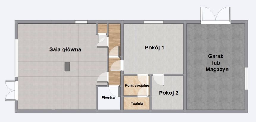 Ostroróg, 345 000 zł, 84 m2, do adaptacji miniaturka 32