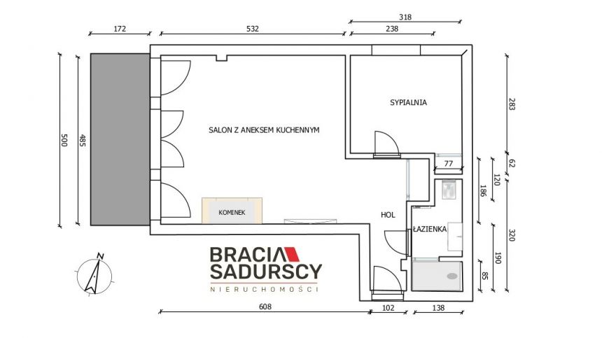 Zakopane, 997 000 zł, 45.05 m2, z garażem podziemnym miniaturka 30