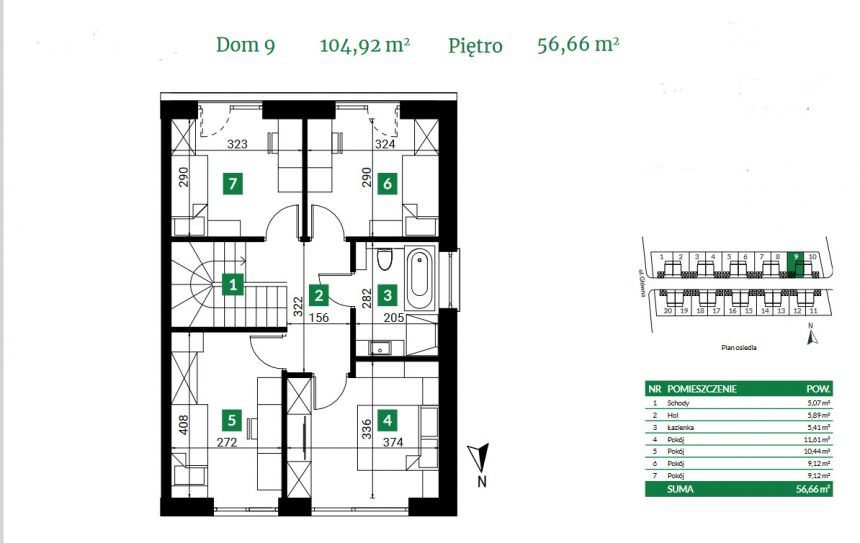 Piękny domek z ogrodem w cichej i spok.okolicy, blisko Wrocławia - Krzyżowice miniaturka 19