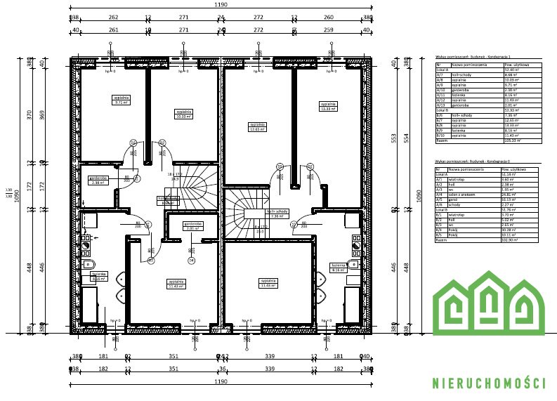 Nowy dom bliźniak 104/215m2 Flisy  XII.2025r miniaturka 4