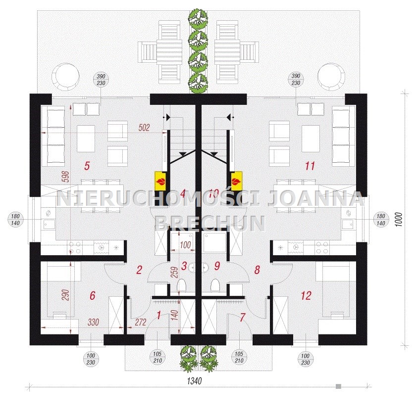 Wrocław Śródmieście, 990 000 zł, 102 m2, bliźniak miniaturka 8