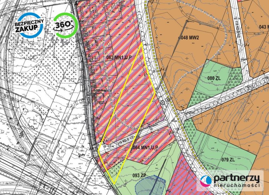 Gdynia Wielki Kack, 2 961 700 zł, 84.62 ar, droga dojazdowa utwardzona miniaturka 6