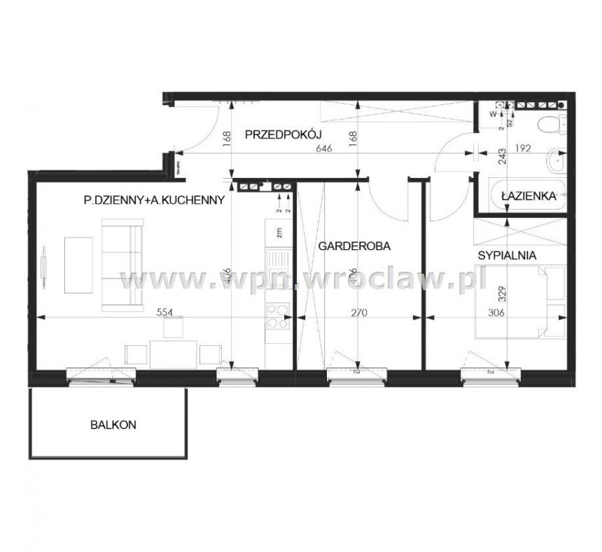 Przestronne 3 pokoje, balkon, niska cena, Lutynia miniaturka 2