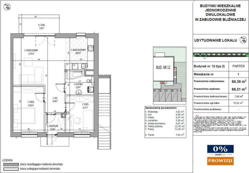 Deweloperskie - Radzymin, 2 m-ca parking. w cenie miniaturka 6