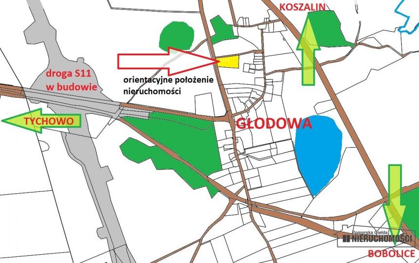 NA RATY działka budowlana 35 km od Koszalina miniaturka 10