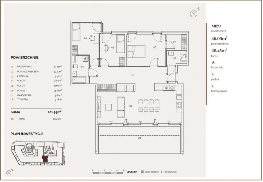 APARTAMENT NA SPRZEDAŻ-UL.OGRODNICZA-101,95M2 miniaturka 8