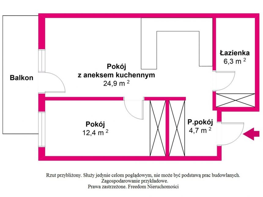 Nowe dwupokojowe mieszkanie w centrum Piaseczna miniaturka 10