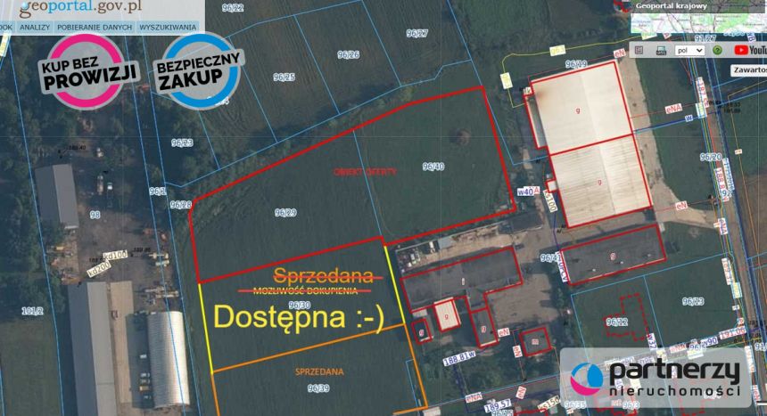 Bojano, 2 081 310 zł, 63.07 ar, droga dojazdowa gruntowa miniaturka 2