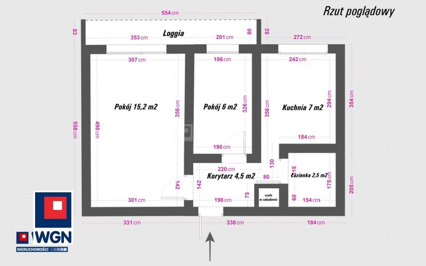 Poznań osiedle Rzeczypospolitej, 2 200 zł, 35.2 m2, kuchnia z oknem miniaturka 11