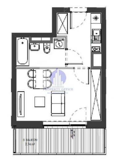 Śródmieście: mieszkanie 28,94 m2
