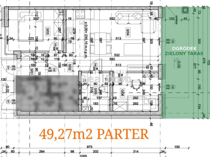 6 pokoi, ogród, balkon, segment szeregówki miniaturka 3