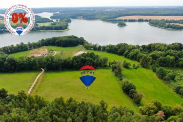 Piękna działka z linią brzegową j. Narie, Mazury