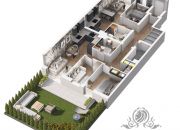 Mieszkanie o pow. 86,93 w wersji parter szeregówki/ Jagodno Brochów Wrocław miniaturka 11