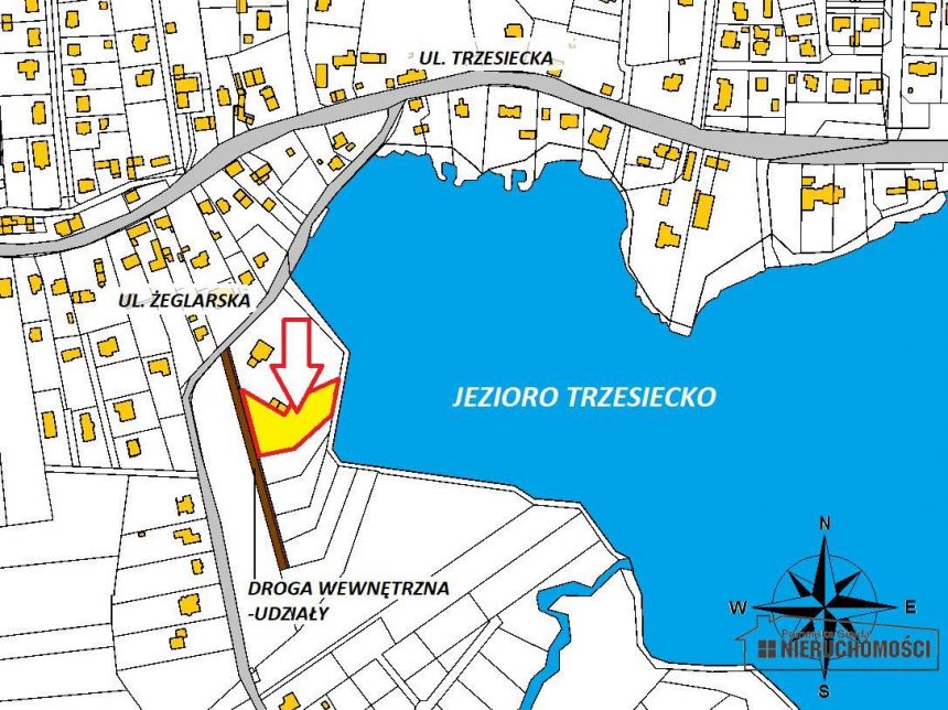 Szczecinek - duża działka budowlana nad jeziorem! miniaturka 3