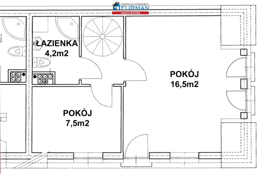 MIESZKANIE JAK DOM, 3 POK., 2 POZIOMY, ZŁOTÓW miniaturka 3