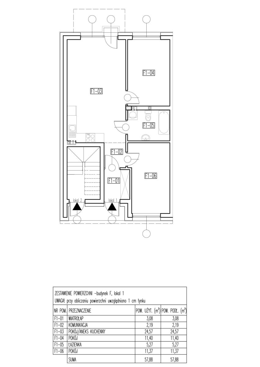 Marki, 650 000 zł, 57.88 m2, M3 miniaturka 3