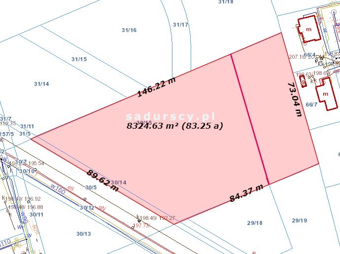 Kraków, 16 000 zł, 80 ar, woda w drodze miniaturka 5