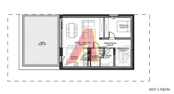 Kraków Stara Krowodrza, 1 450 000 zł, 108 m2, pietro 1 miniaturka 3