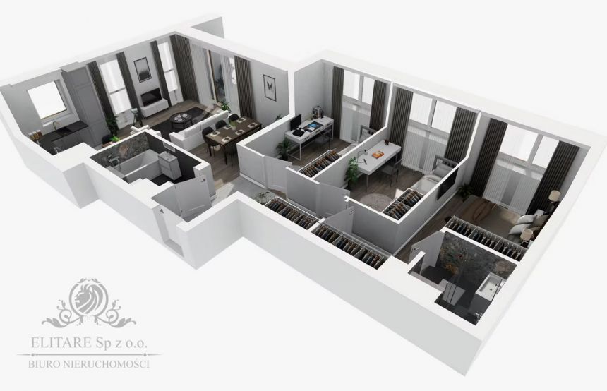 Duże Mieszkanie 81,46m2 z widokiem na rzekę /Wrocław, Kleczków miniaturka 8
