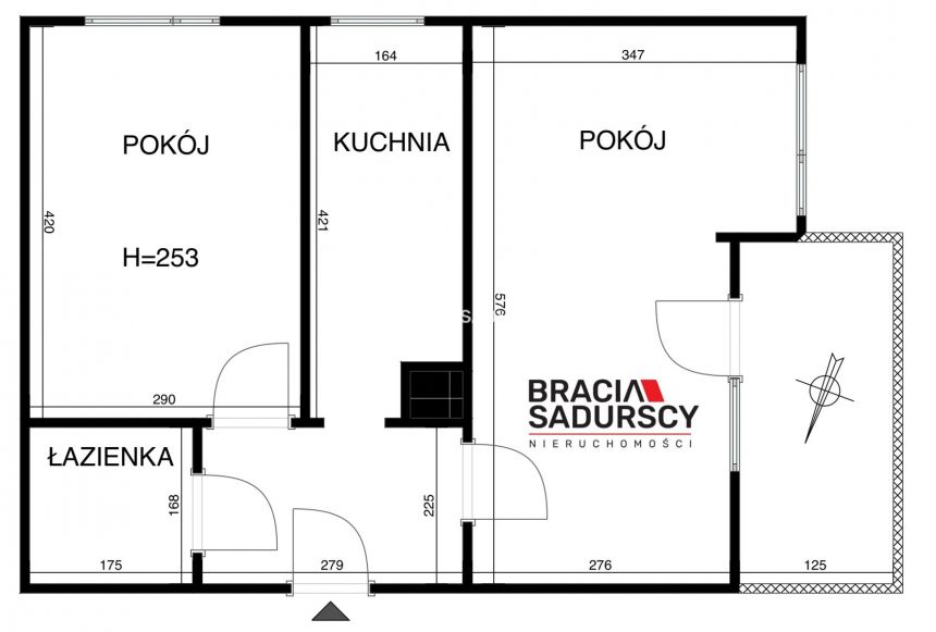 Kraków Mistrzejowice, 612 000 zł, 49.72 m2, umeblowane miniaturka 26