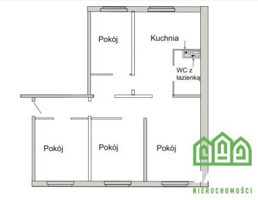 Przestronne 4-pokoje w bloku na Wyżynach 56 m2