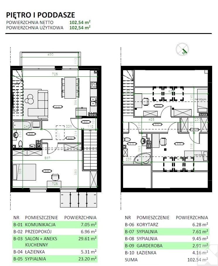 Wieliczka/Zabawa nowe mieszkanie 4 pokojowe 102 m2 miniaturka 5