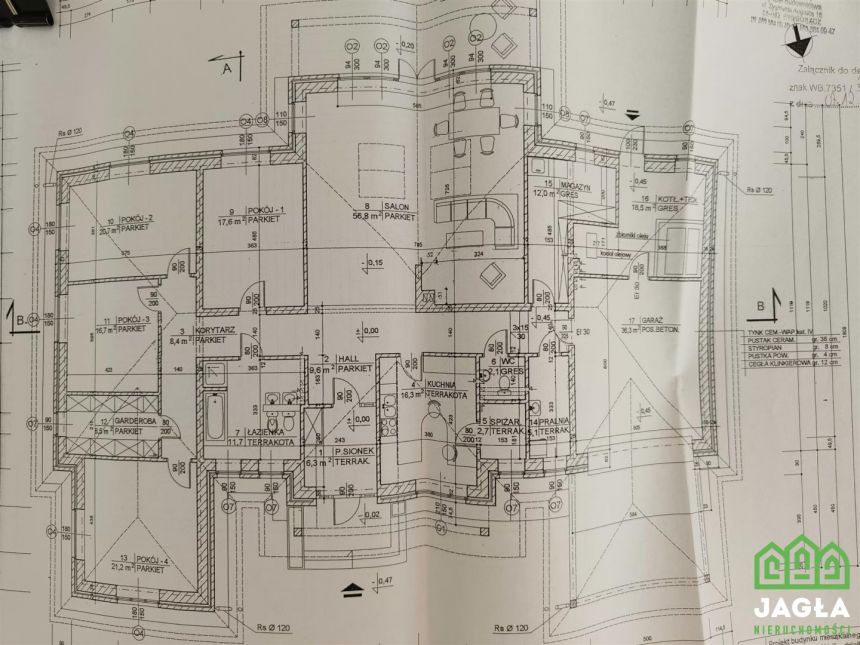 Stronno dom 270m2 działka 1200m2 rozpoczęta budowa miniaturka 7