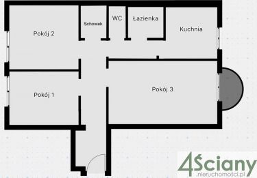 Warszawa Dolny Mokotów, 999 000 zł, 63.13 m2, pietro 3/4